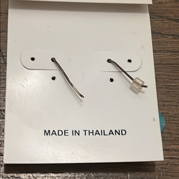 Jenna Blue Sterling Silver and Turquoise Earrings - Picture 5 of 5